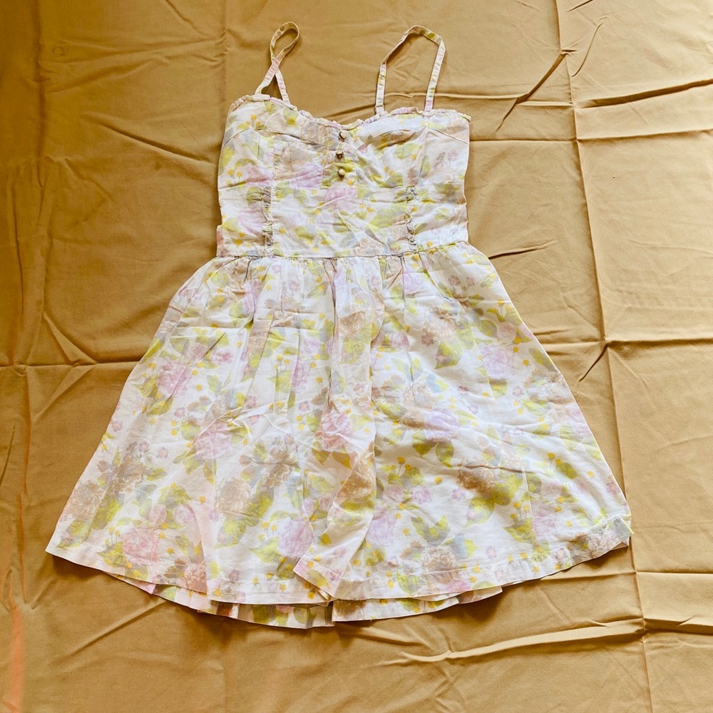 Mini Floral Printed Summer Dress